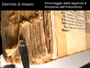 Stefania Zeppieri | Conservazione e Restauro Beni Librari, Archivistici, Opere d'Arte su carta e manufatti Affini | Restauro Fondazione Gramsci Onlus